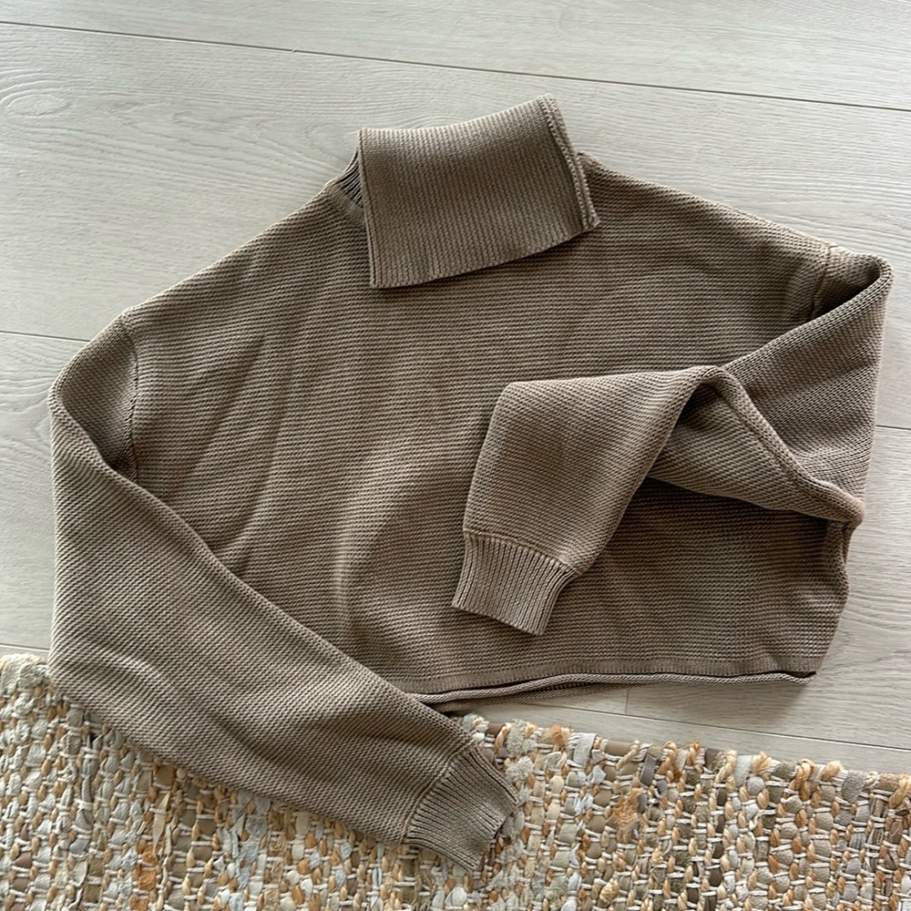 Zara knitted turtleneck size Medium- cropped fit